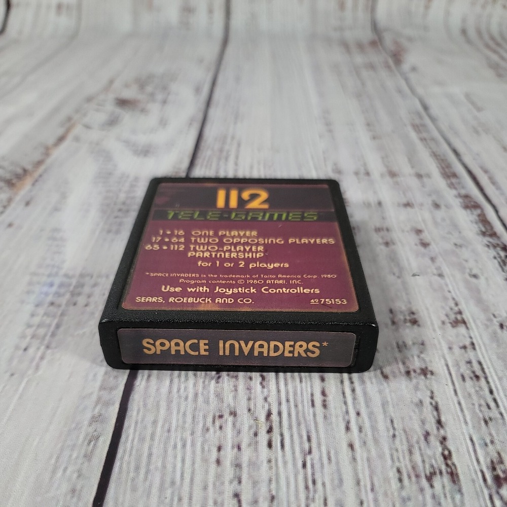 Atari Game Lot‎ (Football,Golf,Space Invaders,Combat) - Picture 2 of 8